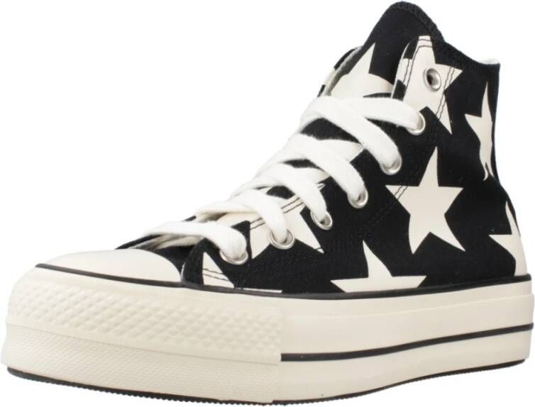 Converse Hoge Top Mode Sneakers Black Dames