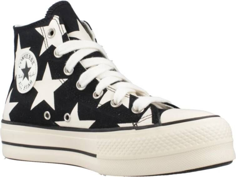 Converse Hoge Top Mode Sneakers Black Dames