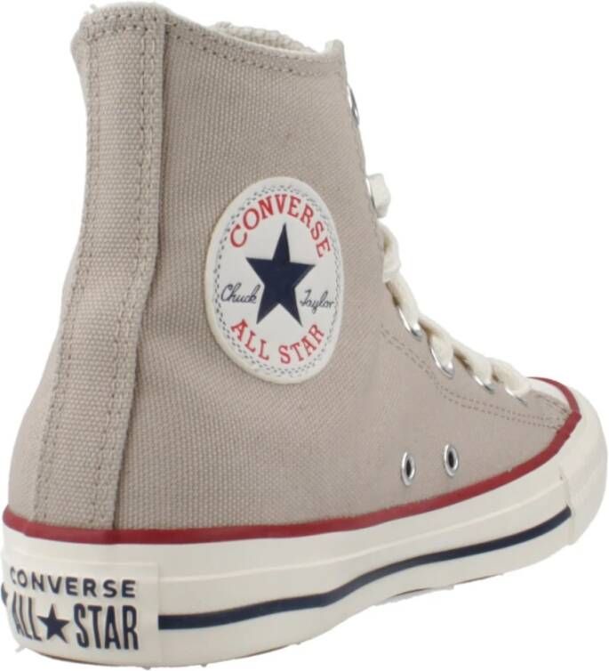 Converse Hoge Top Sneakers Beige Dames