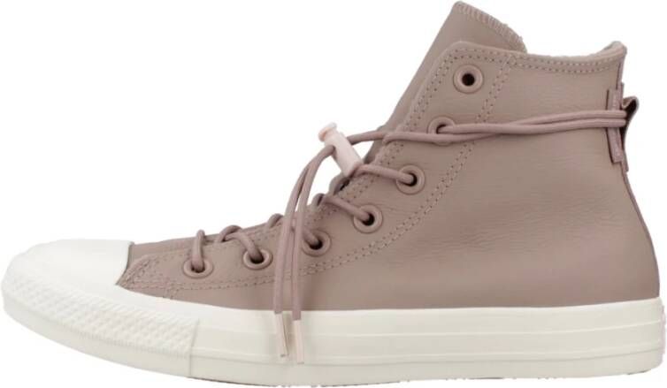 Converse Hoge Top Sneakers Bijt Het Stof Pink Dames