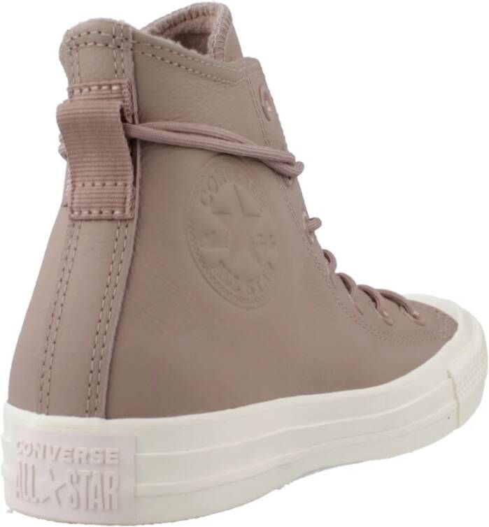 Converse Hoge Top Sneakers Bijt Het Stof Pink Dames