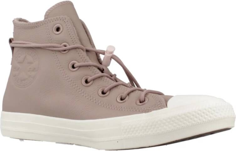 Converse Hoge Top Sneakers Bijt Het Stof Pink Dames