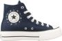 Converse Chuck Taylor All Star Lift Hi Sneakers Dames Blauw - Thumbnail 5