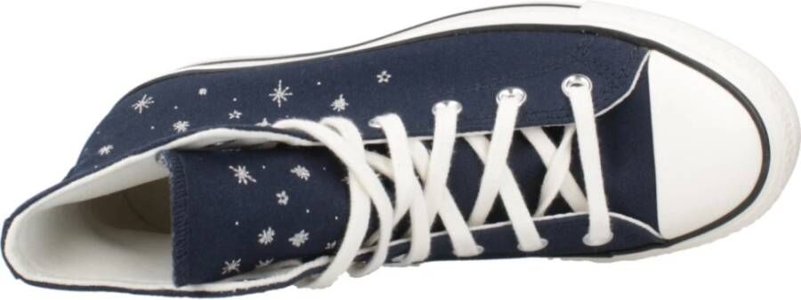 Converse Hoge Top Sneakers In de Leegte Blue Dames