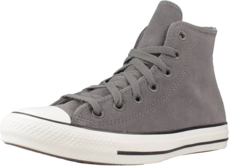 Converse Hoge Top Sneakers in Zwart Gray Dames