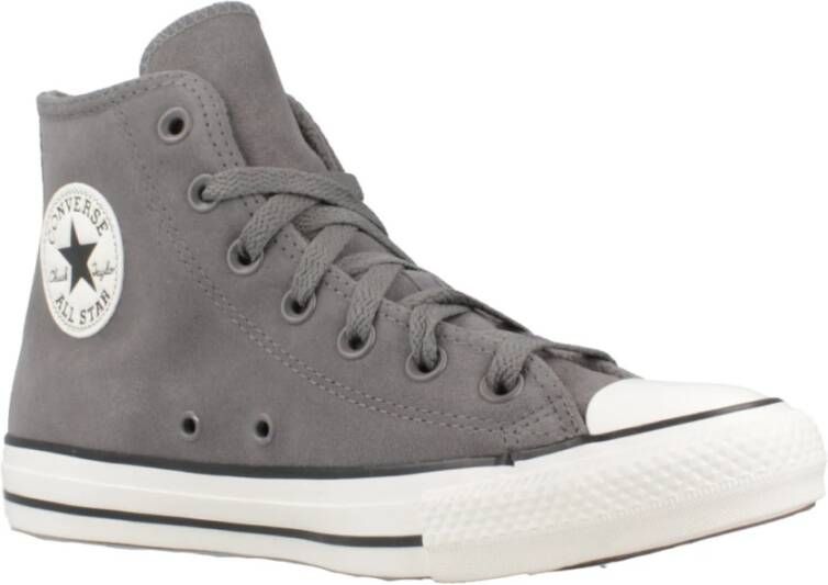 Converse Hoge Top Sneakers in Zwart Gray Dames