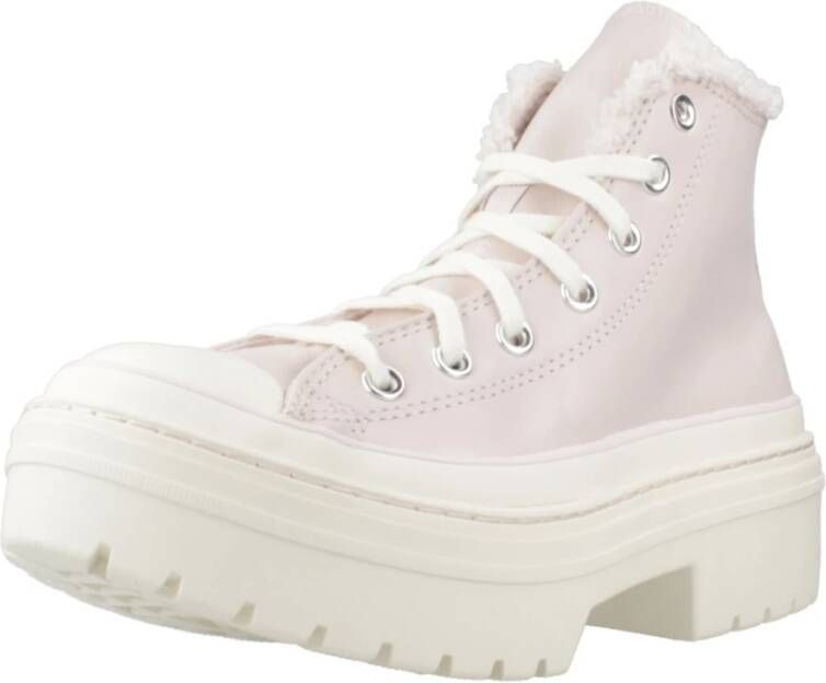 Converse Hoge Top Sneakers met Profielzool Pink Dames