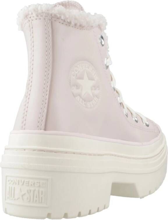 Converse Hoge Top Sneakers met Profielzool Pink Dames