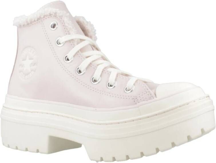 Converse Hoge Top Sneakers met Profielzool Pink Dames