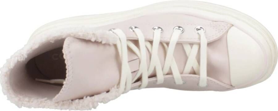 Converse Hoge Top Sneakers met Profielzool Pink Dames