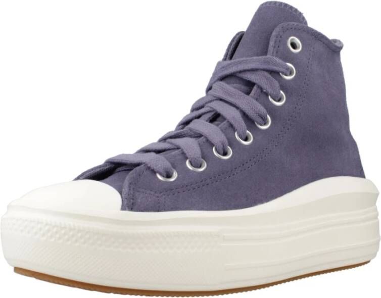 Converse Hoge Top Sneakers Move Stijl Purple Dames