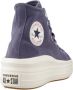 Converse CHUCK TAYLOR ALL STAR MOVE PLATFORM SUEDE Violet - Thumbnail 5