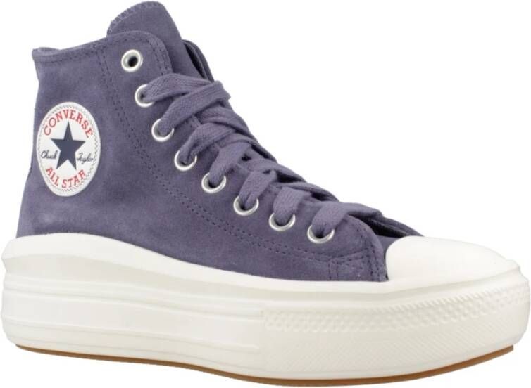 Converse Hoge Top Sneakers Move Stijl Purple Dames