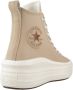 Converse Chuck Taylor All Star Move Leather warm quarry egret warm qu Chuck Taylor in beige formaten: 37.5 - Thumbnail 4