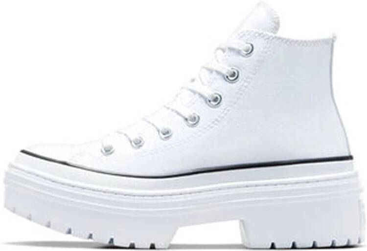 Converse Hoge Top Lugged Heel Sneakers White Dames