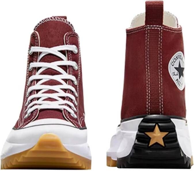 Converse Kersen Run Star Hike Hi Sneakers Red Dames