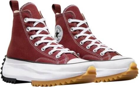 Converse Kersen Run Star Hike Hi Sneakers Red Dames