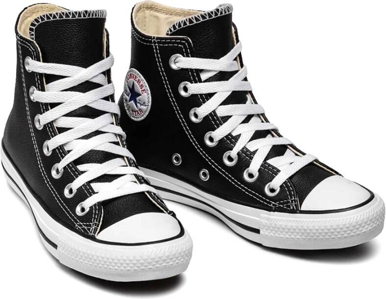 Converse Klassieke Leren Sneakers Black Heren