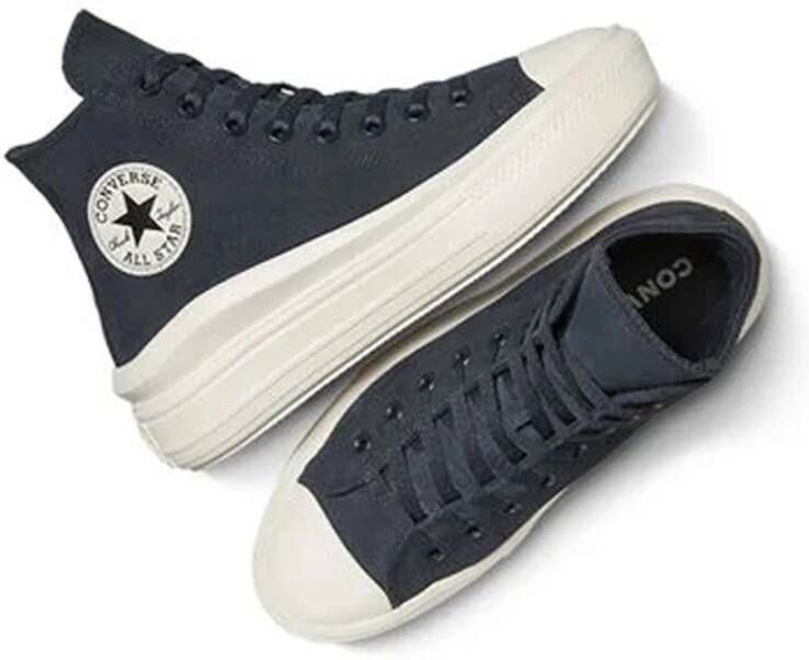 Converse Luxe Suede Platform Sneakers Blue Dames