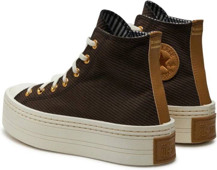 Converse Moderne Lift Hi Damessneakers Bruin Brown Dames