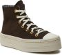 Converse Moderne Lift Hi Damessneakers Bruin Brown Dames - Thumbnail 4