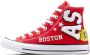 Converse Patchwork Suede Sneaker Red Heren - Thumbnail 2