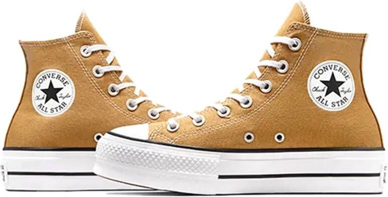 Converse Platform Canvas Sneakers Brown Dames