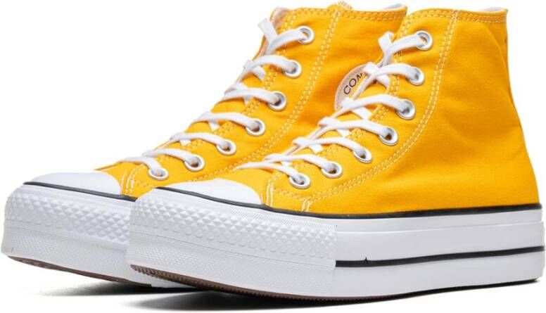 Converse Platform Canvas Sneakers Yellow Dames