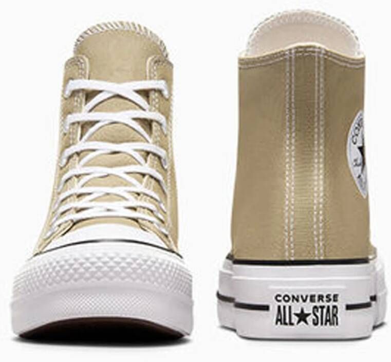 Converse Platform Skate Sneaker Green Dames