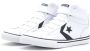 Converse Pro Blaze Strap Leren Sneaker White Dames - Thumbnail 3