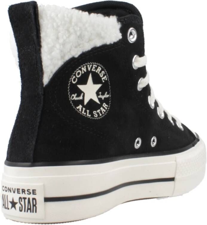 Converse Puff Lift Hi Sneakers Black Dames