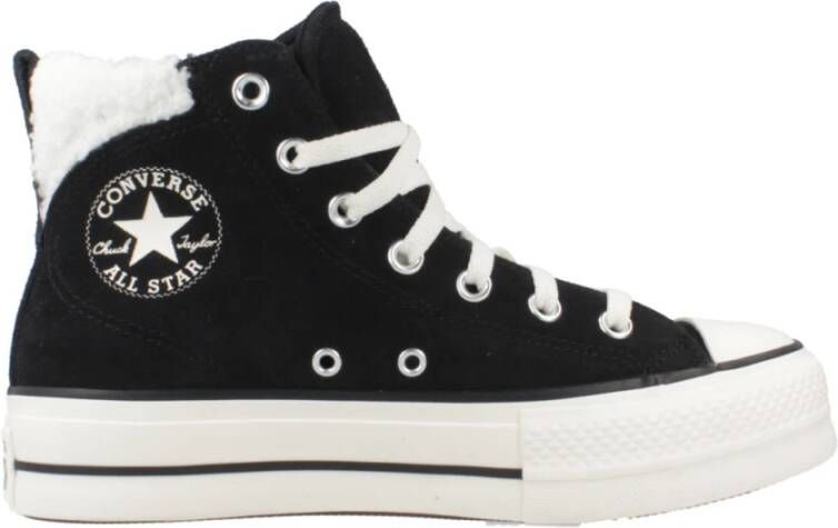 Converse Puff Lift Hi Sneakers Black Dames