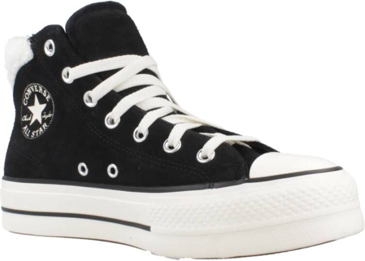 Converse Puff Lift Hi Sneakers Black Dames