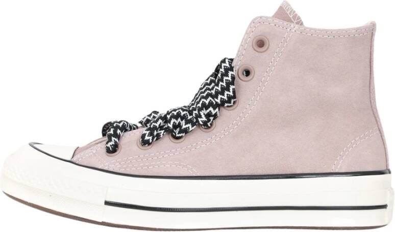 Converse Retro Suede High Top Sneakers Pink Dames