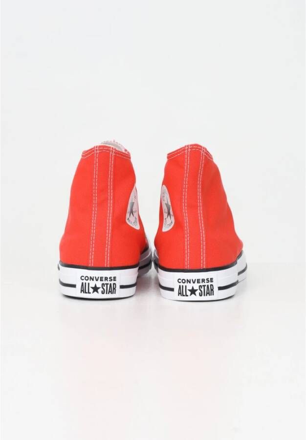 Converse Rode hoge canvas sneakers Red Heren