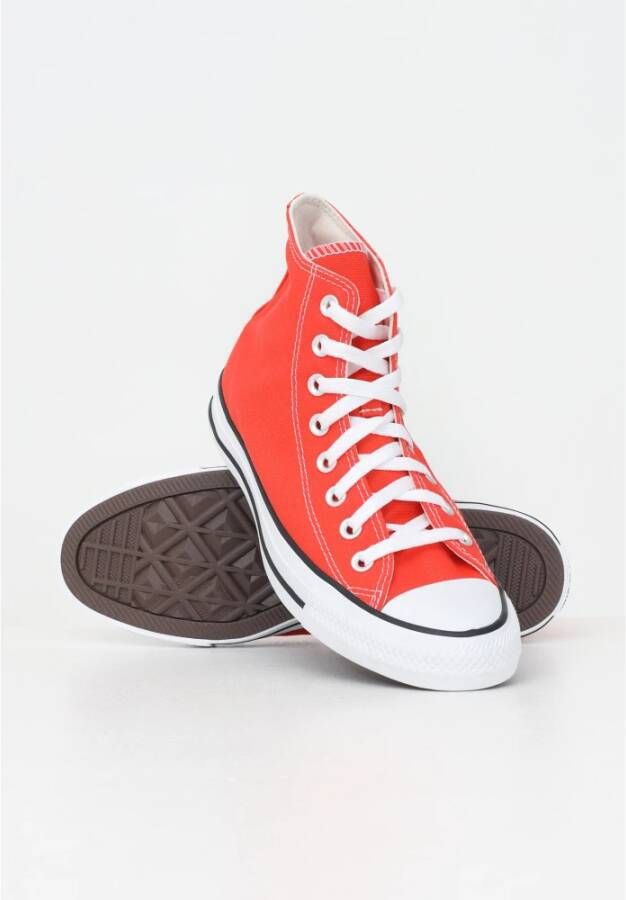 Converse Rode hoge canvas sneakers Red Heren