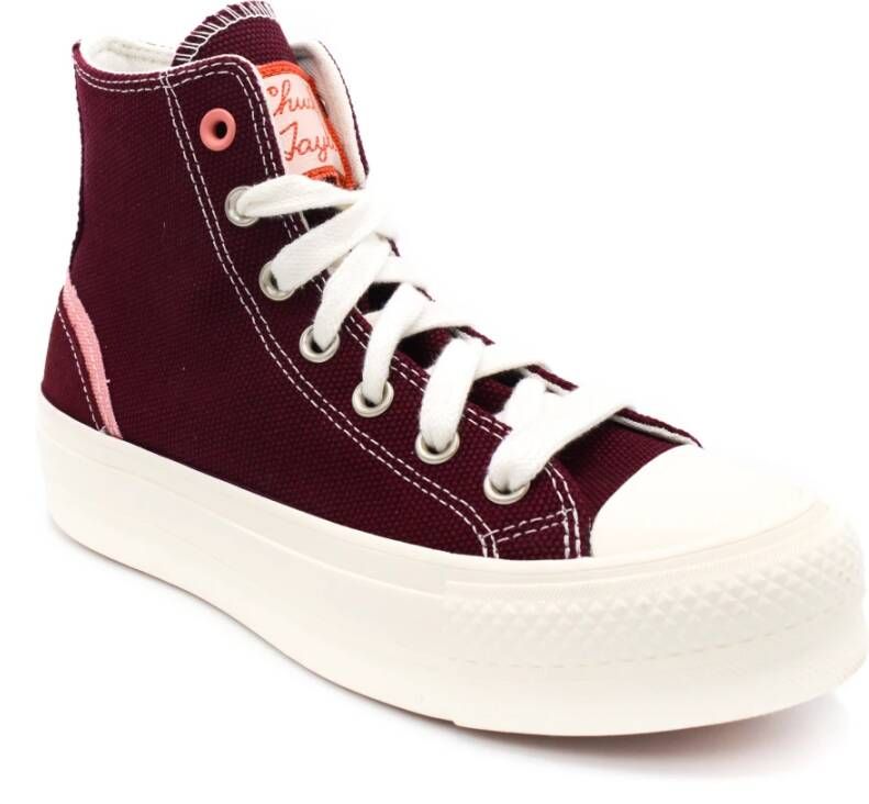 Converse Rode Sneakers voor Heren Rood Dames