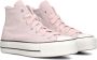 Converse Roze Suède Hoge Top Lift Platform Sneakers Pink Dames - Thumbnail 2