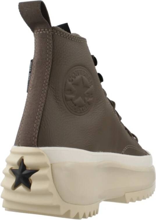 Converse Run Star Hike Hi Sneakers Brown Dames