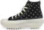 Converse Hoge Platform Sneakers Met Stiksels Black Dames - Thumbnail 2