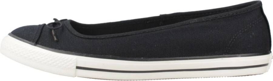 Converse Sierlijke Ballerina Instap Schoenen Black Dames