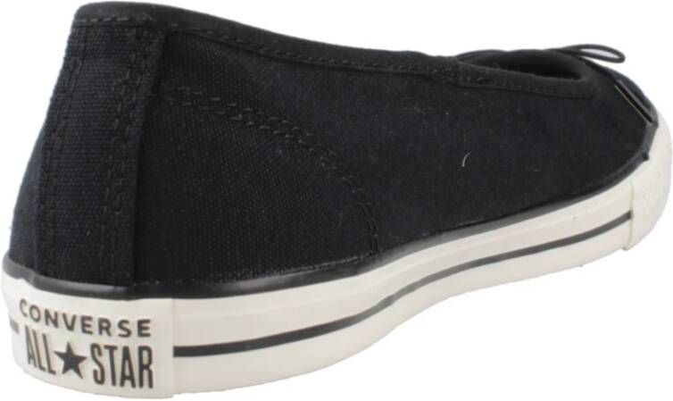 Converse Sierlijke Ballerina Instap Schoenen Black Dames