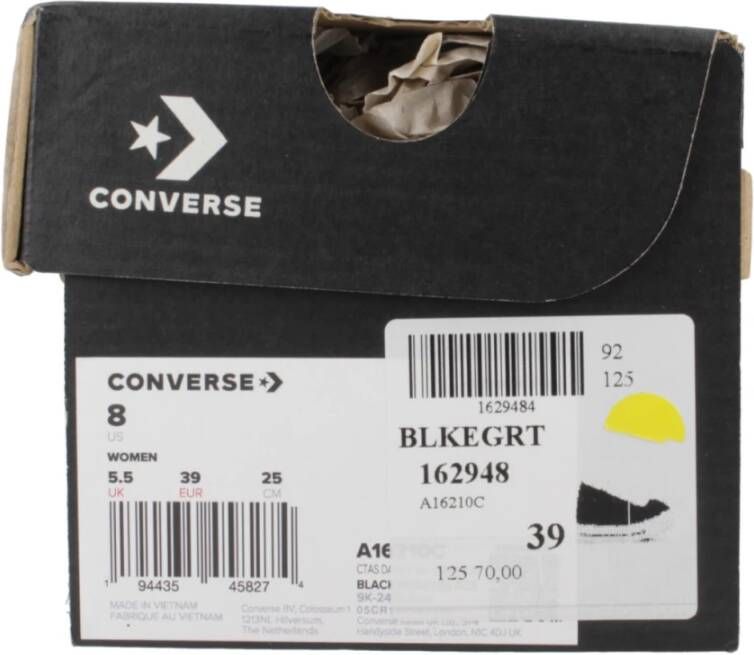 Converse Sierlijke Ballerina Instap Schoenen Black Dames