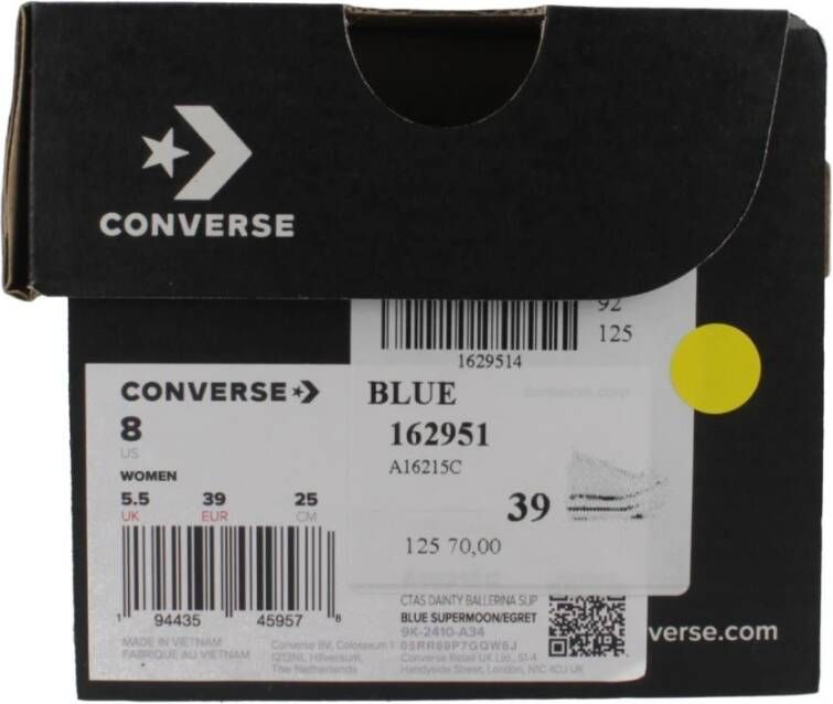 Converse Sierlijke Ballerina Instap Schoenen Blue Dames