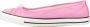 Converse Sierlijke Ballerina Instap Schoenen Pink Dames - Thumbnail 3