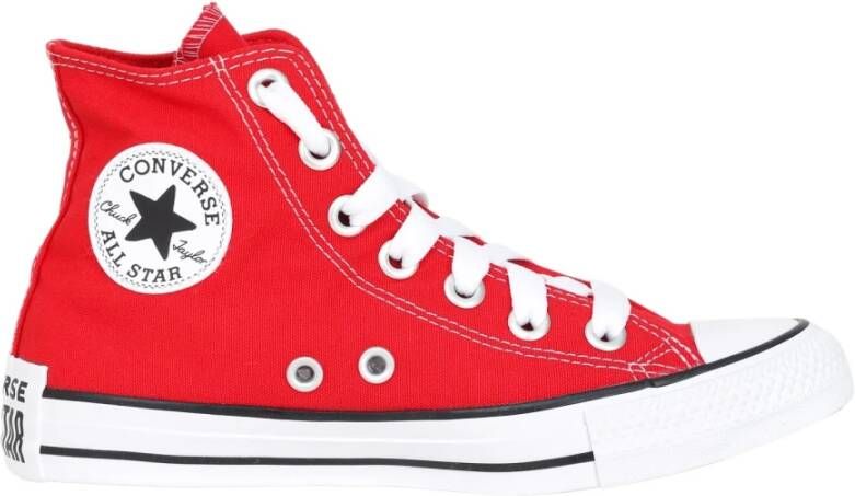 Converse Sketch Chuck Taylor High Top Sneakers Red Dames