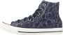 Converse Hoge Top Sneakers voor Vrouwen Blue Dames - Thumbnail 4