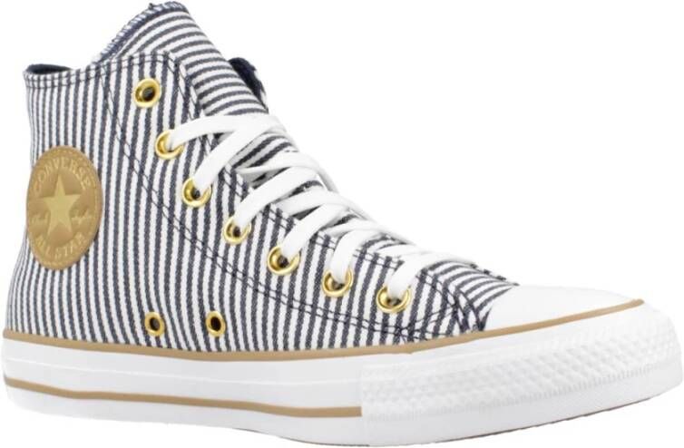 Converse Hoge-Top Mode Sneakers Blue Dames