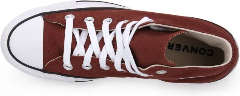 Converse Rosewood Hoge Top Sneakers Bruin Dames