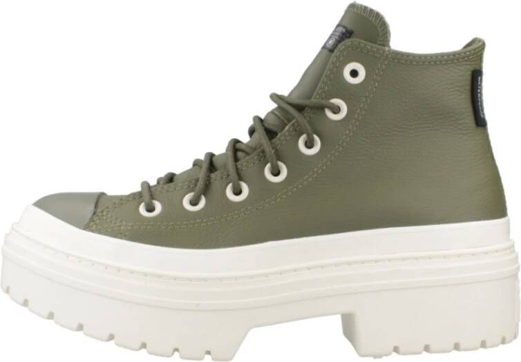 Converse Sneakers met geribbelde hak Green Dames